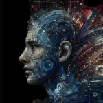 Person face representing integration of people process technology as part of digital transformation strategy