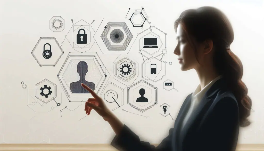 An entrepreneur navigating digital transformation, integrating people, process, and technology