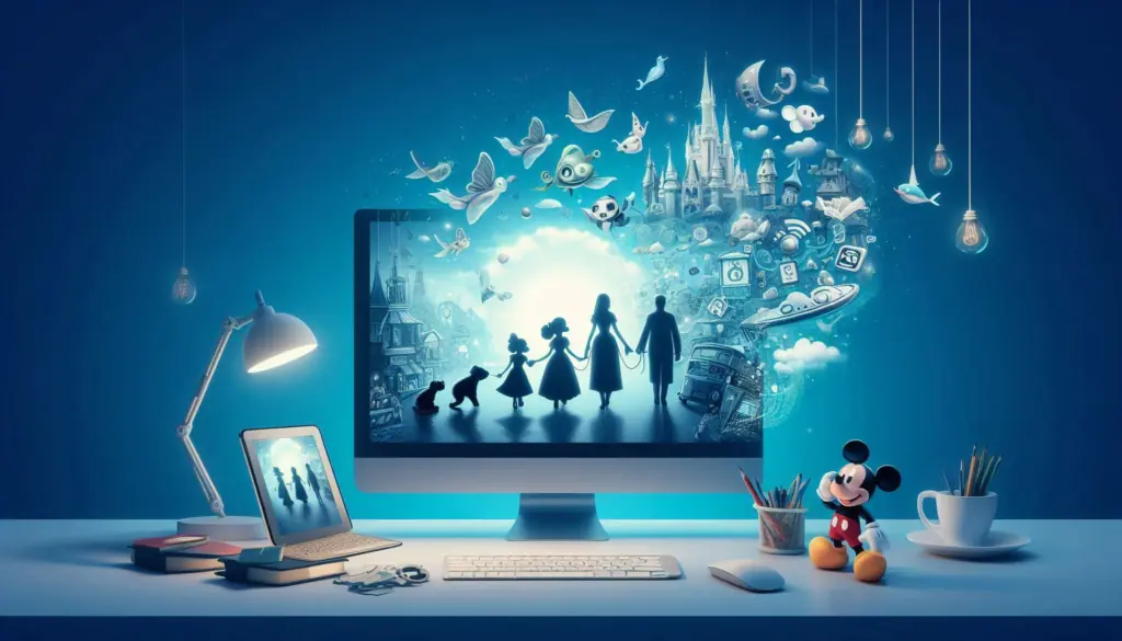 Disney’s digital business in a sleek and modern design